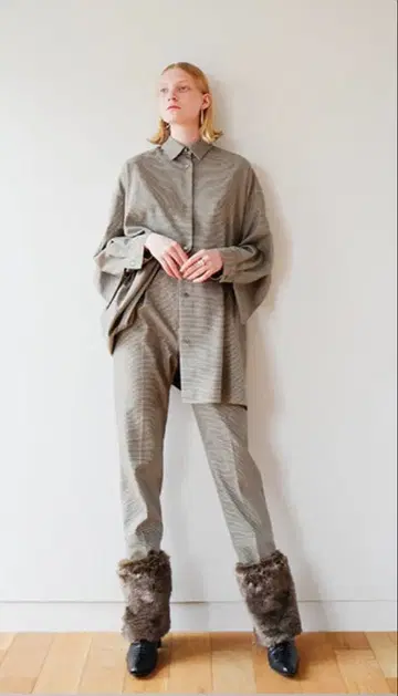 새상품급 CLANE 2WAY 건클럽 체크 팬츠