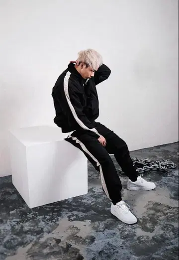 [ 시착만 한 상품 ] Pvot 나일론 자켓 셋업 XL