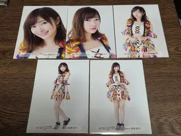 사시하라 리노 HKT48 사진 5장 세트 컬러풀 의상