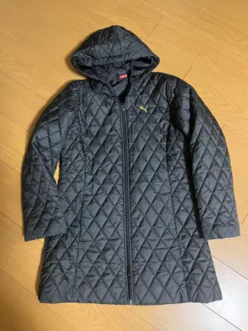 PUMA 후드 부착 퀼팅 패딩 자켓