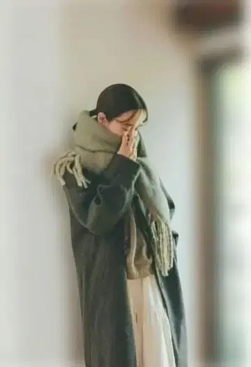 [ 클리닝 완료 ] 사만다 모스모스 블루 다나카 리나 스텐카라 코트