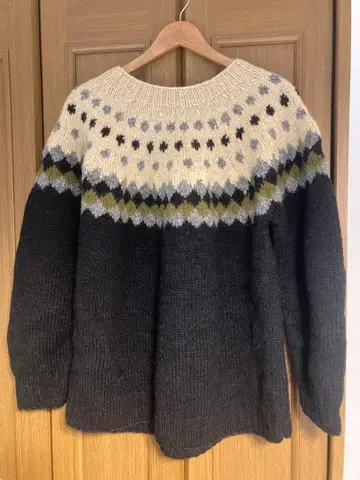 저널 스탠다드 핸드 니트 풀오버 네팔제