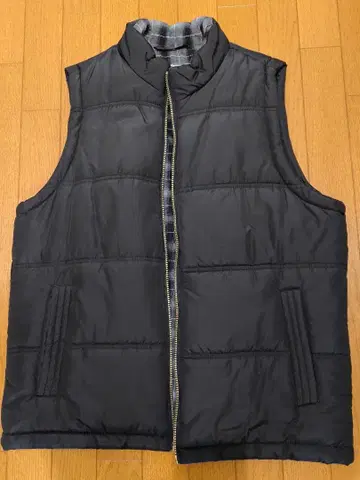 블랙 베스트 남성용 L