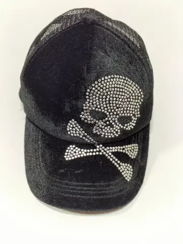 [ 새상품급 ] 해골 스컬 라메 메쉬 캡 스냅백