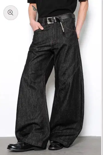 한국 패션 배기 팬츠 와이드 팬츠