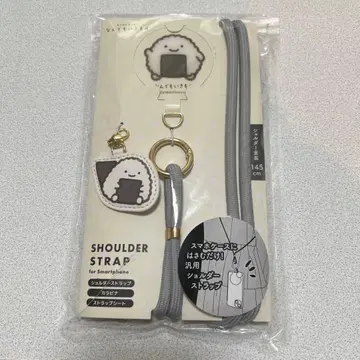 무엇이든 생물 노리 오니기리 숄더 스트랩 스마트폰용