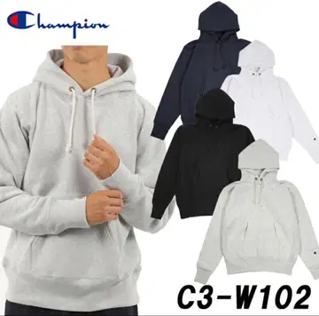 Champion C3-W102 후드티 실버 그레이 M 새상품