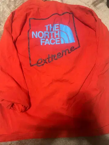 THE NORTH FACE 익스트림 맨투맨 레드