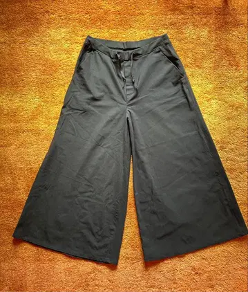 스트레치 와이드 팬츠 7호 블랙