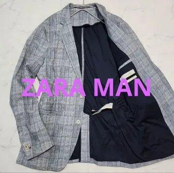 [ 새상품급 ] 자라맨 테일러드 자켓 ZARA MAN 글렌체크 2XL
