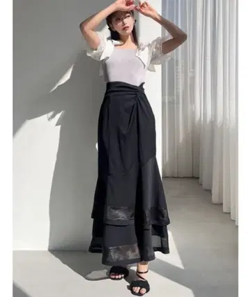 리젝시 헴시어 머메이드 스커트