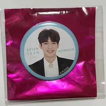 SEVENTEEN CAFE 세븐틴 세부치 카페 원우 캔뱃지 미사용 새상품