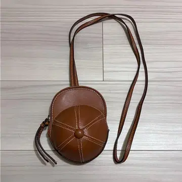 가죽 캡 백 모자 미니백