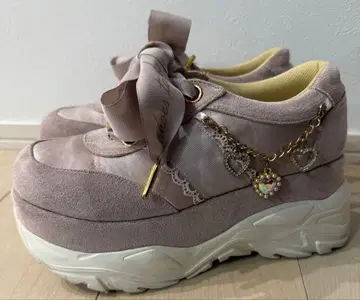 리즈리사 LIZLISA 통굽 스니커즈 사이즈 L 핑크