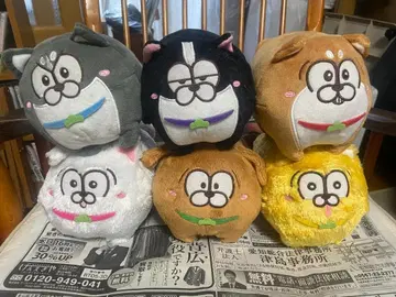 오소마츠 6쌍둥이 마츠이누 봉제 인형 6개 세트