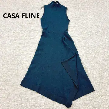 [ casaflin ] 카사플라인 비대칭 니트 원피스