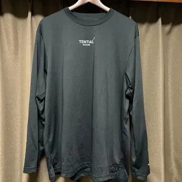 TENTIAL BAKUNE 블랙 긴팔 티셔츠