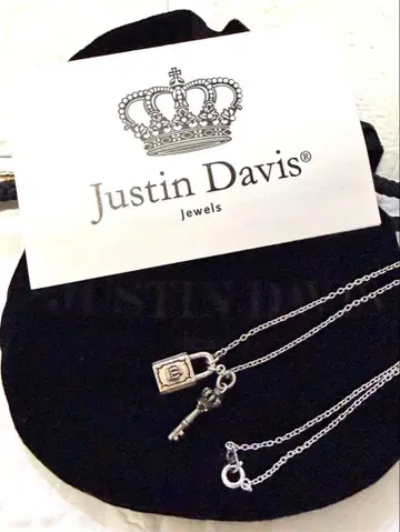 Justin Davis CHELSEA 목걸이 이 열쇠와 자물쇠