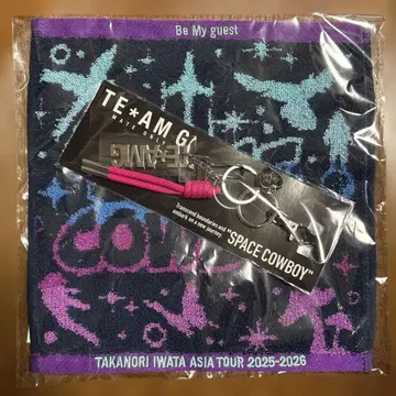 이와타 타카노리 SPACE COWBOY 핸드 타월 TEAM G 백참 세트