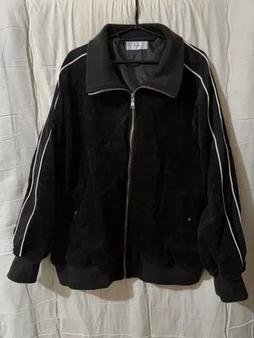 ADRER 코듀로이 라인 트랙 자켓