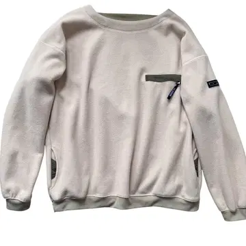 BOWWOW 바우와우 [새상품급] 절개 포켓 보트넥 플리스 풀오버