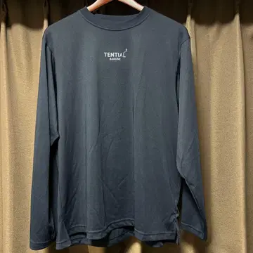TENTIAL BAKUNE 네이비 긴팔 티셔츠
