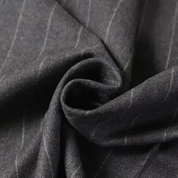 울 플라넬 선염 스트라이프 그레이 스트라이프 폭: 150cm 4.6m