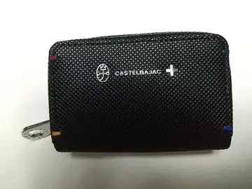 까스텔바작 토크 라운드 지퍼 키케이스 블랙 천연 가죽