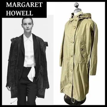 컨디션 최상 마가렛호웰 폴리우레탄 코팅 가공 모즈 코트 M