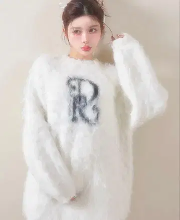 다리치 DR 니트 풀오버 darich 아이보리 FREE