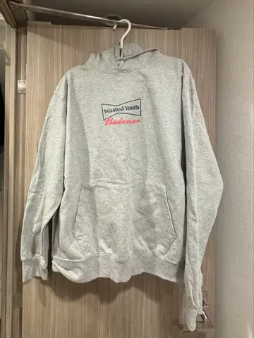 wasted youth x budweiser 콜라보 후드티