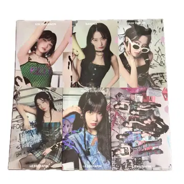 LE SSERAFIM 클리어 파일 컬렉션 6장 세트