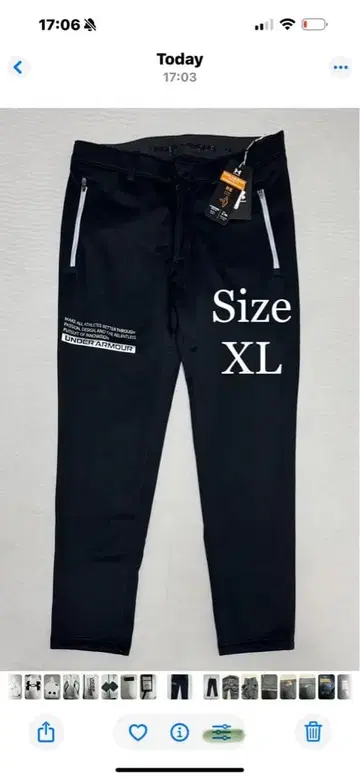 [새상품] 언더아머 남성용 골프 팬츠 (속기모)