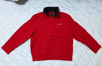 TOMMY HILFIGER 빨간색 나일론 자켓