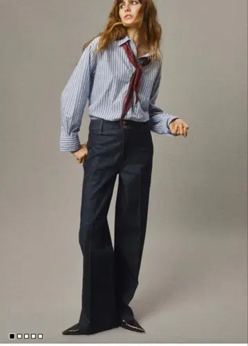 [새상품] H&M 데님 와이드 팬츠