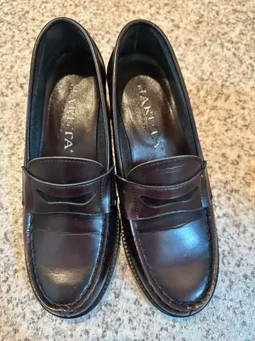 HARUTA 다크 브라운 로퍼