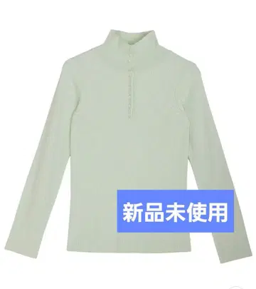 새상품 AMERI UND HIGH NECK BUTTON KNIT TOP