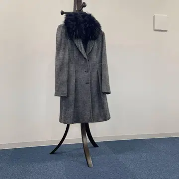 MAX &Co 여성용 겨울 상품 코트 목 부분 부드러운 퍼 포함