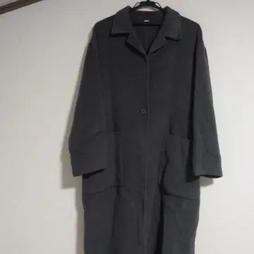 미라 오웬 다크 그레이 롱 코트