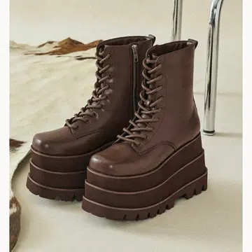 트리플 밑창 엔지니어 부츠 L BRN