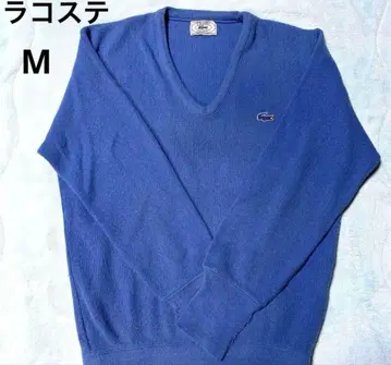 80s 라코스테 브이넥 니트 스웨터 lacoste 구제 의류