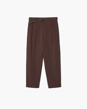 IRENISA BELTED TAPERED PANTS