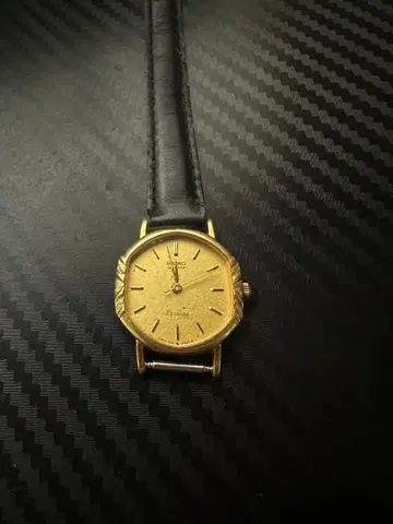 SEIKO KIKUO 골드 손목시계