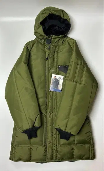 미사용 새상품 RefrigiWear 카키 롱 다운 코트 자켓 L 사이즈