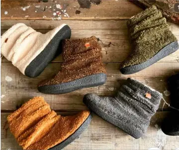 쉐이크 잉크로크 복슬복슬 보아 부츠 L 브라운