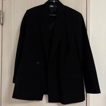 ZARA 블랙 테일러드 자켓 XS