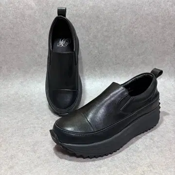 비어즐리 beardsley 가죽 슬립온 24.5 블랙