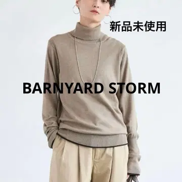 밴야드 스톰 [ BARNYARD STORM ] 터틀 슬릿 니트 ( L )