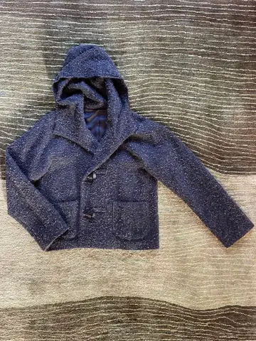 요건 레일 숏 기장 더플 코트