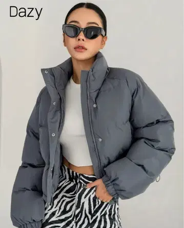 레어 SHEIN Dazy 숏 기장 다운 자켓 S